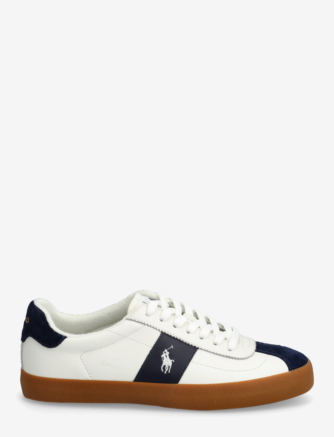 Polo Ralph Lauren - Court Vulc Leather-Suede Sneaker - low tops - deckwash white/na - 1