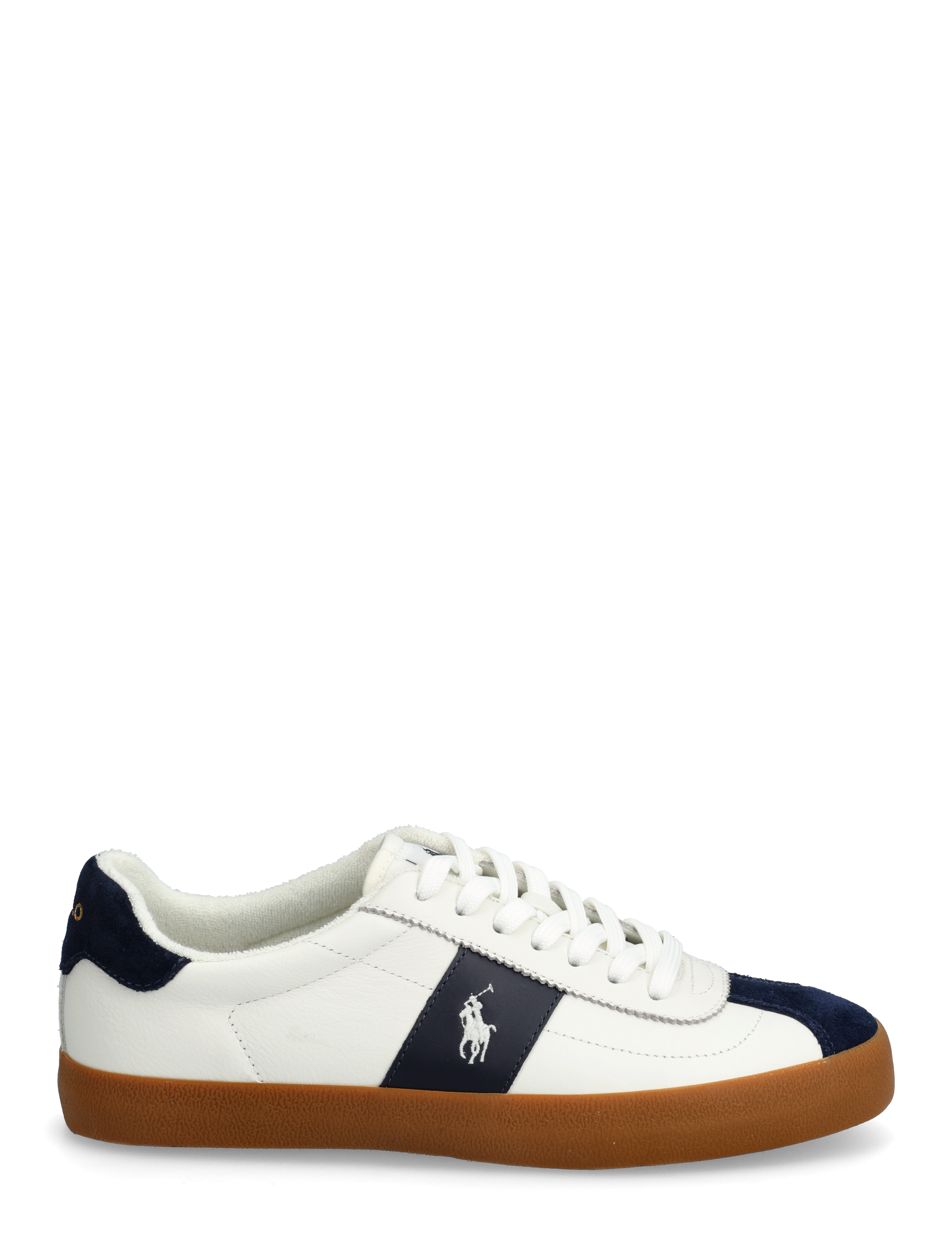 Polo Ralph Lauren - Court Vulc Leather-Suede Sneaker - low-top sneaker - deckwash white/na - 1
