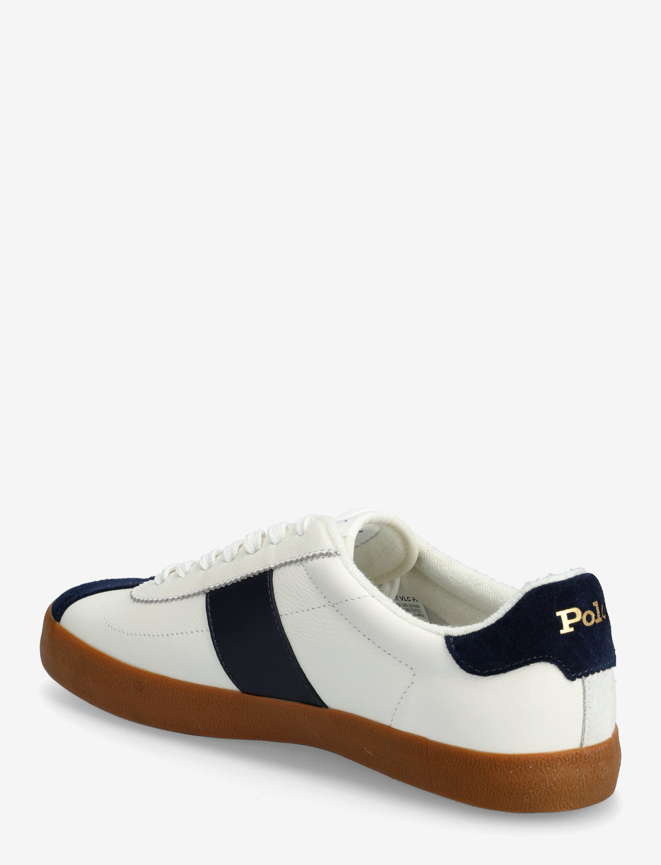Polo Ralph Lauren - Court Vulc Leather-Suede Sneaker - low tops - deckwash white/na - 2