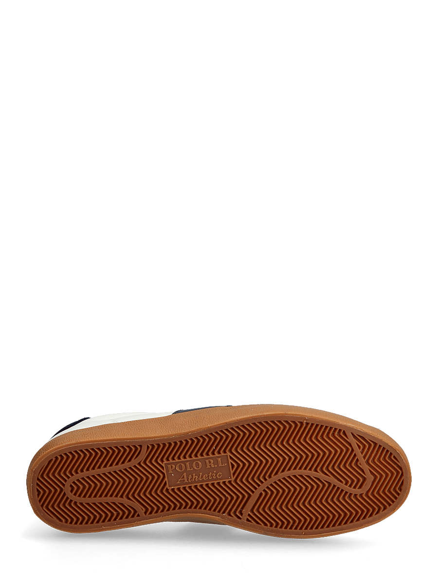 Polo Ralph Lauren - Court Vulc Leather-Suede Sneaker - low-top sneaker - deckwash white/na - 4