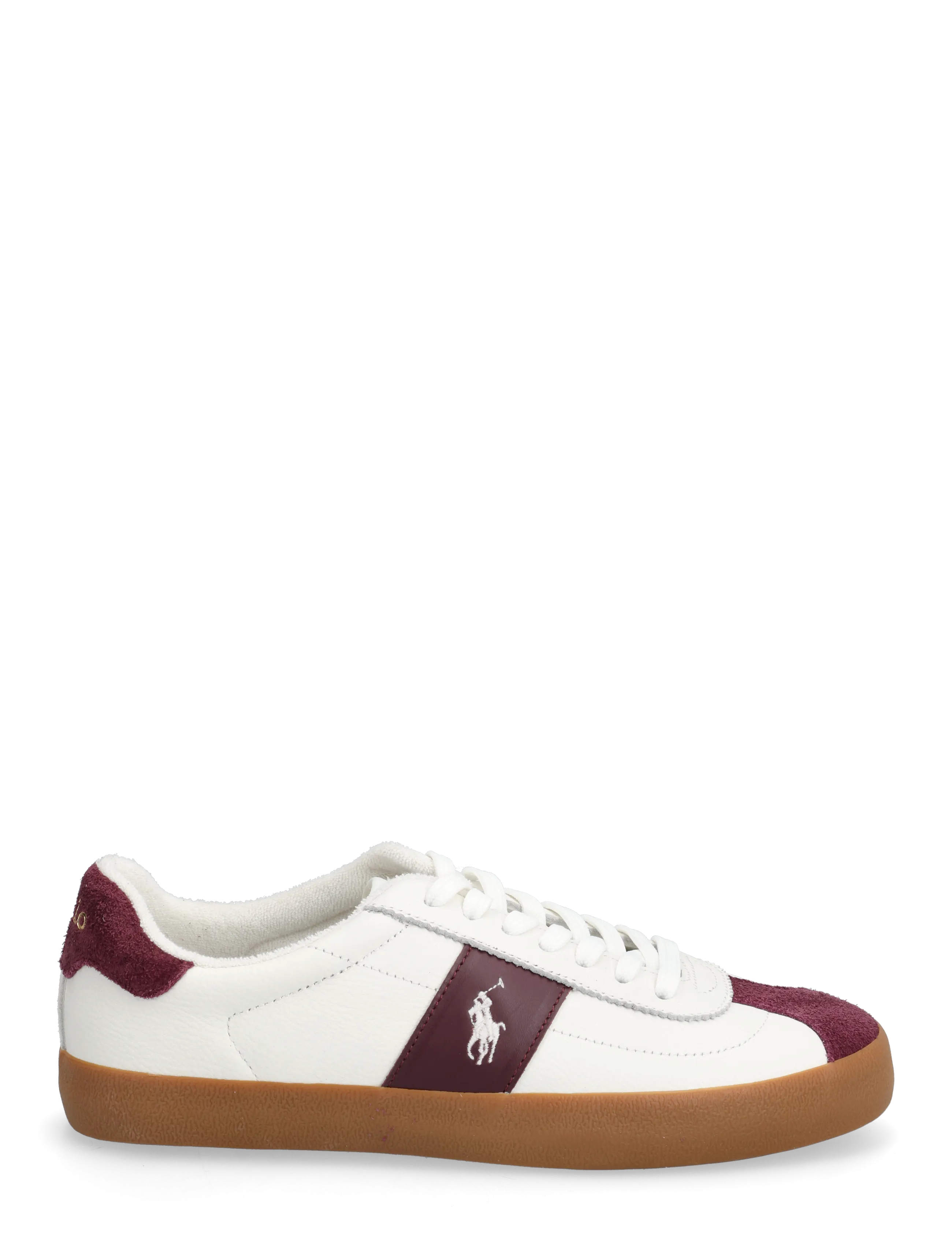 Polo Ralph Lauren - Court Vulc Leather-Suede Sneaker - lave sneakers - deckwash white/wi - 1