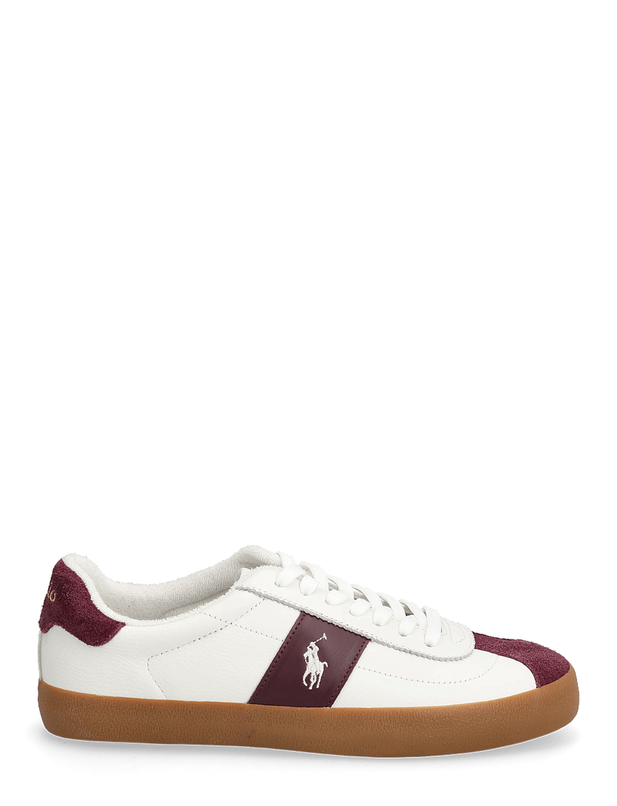 Polo Ralph Lauren - Court Vulc Leather-Suede Sneaker - lave sneakers - deckwash white/wi - 1