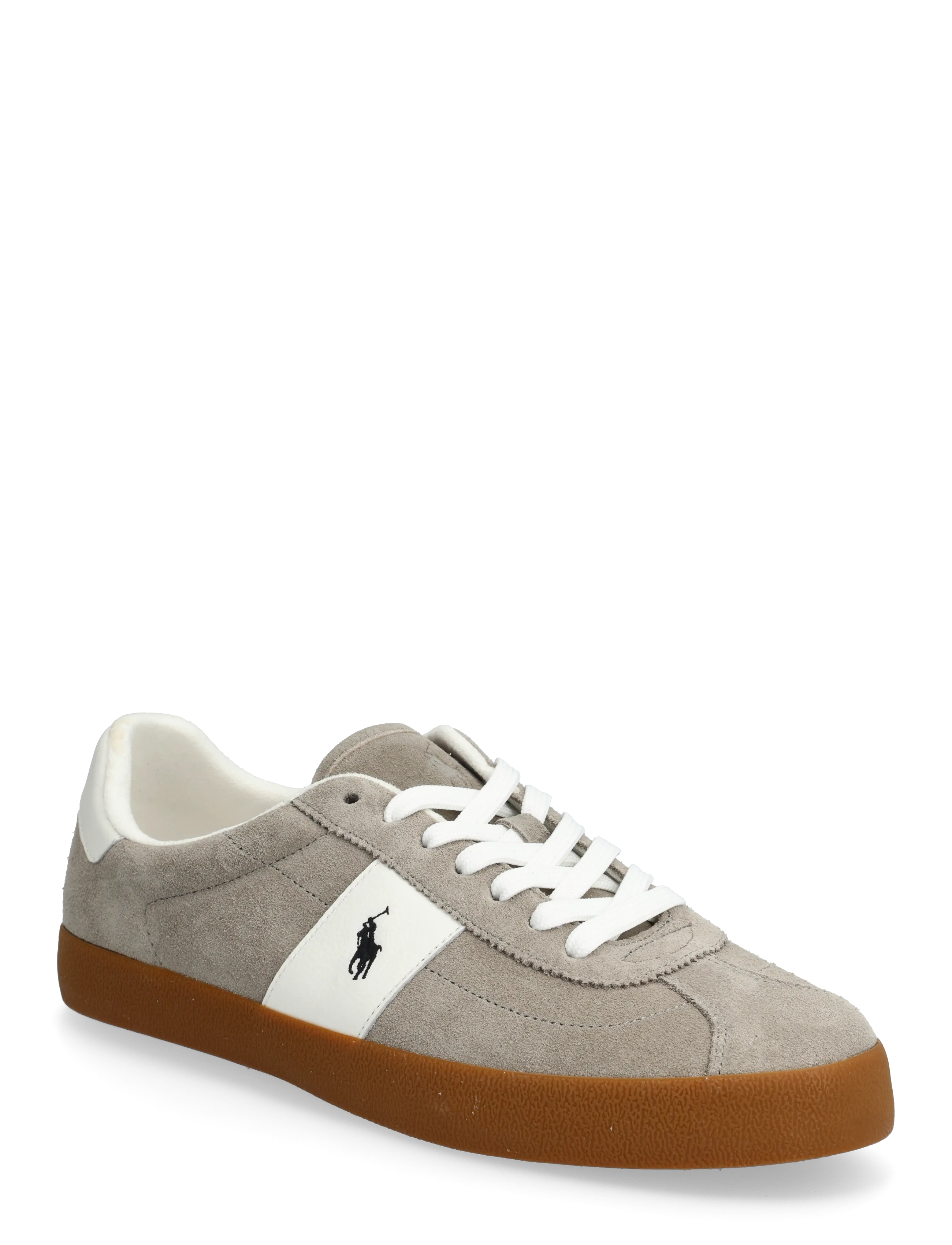 Polo Ralph Lauren Court Vulc Suede Sneaker - Tennarit - EARTH GREY/DECKWA / grey