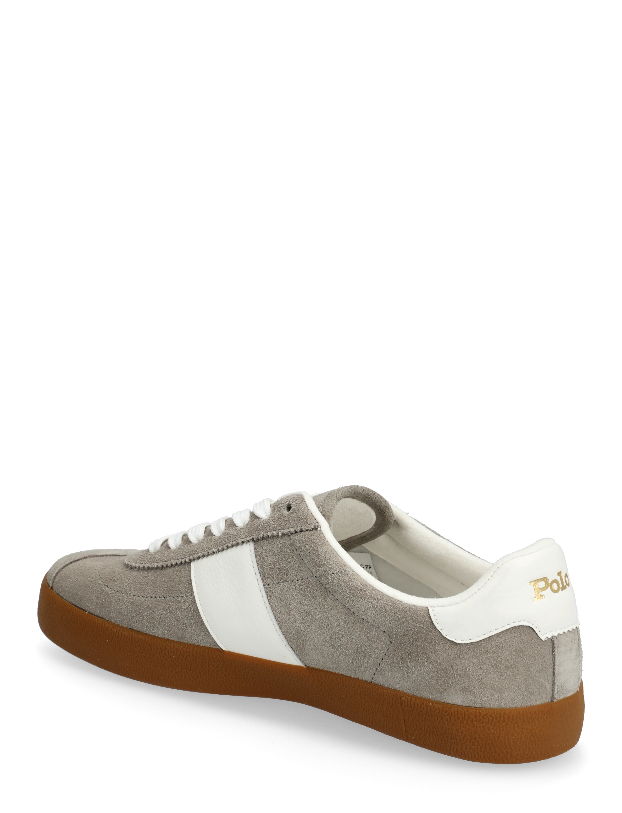 Polo Ralph Lauren - Court Vulc Suede Sneaker - lave sneakers - earth grey/deckwa - 2