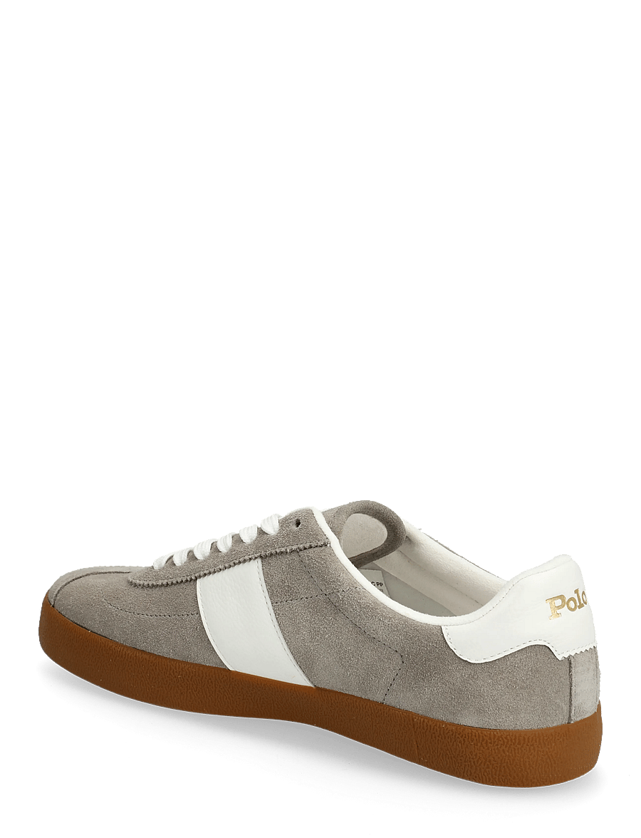 Polo Ralph Lauren - Court Vulc Suede Sneaker - lave sneakers - earth grey/deckwa - 2