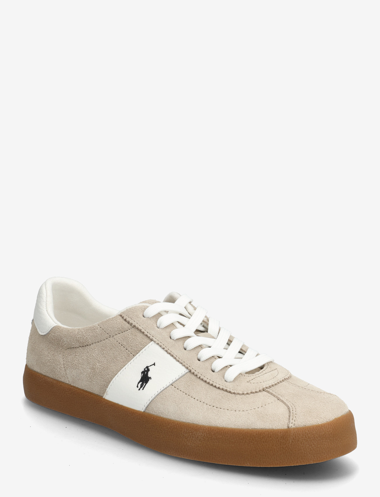 Polo Ralph Lauren - Court Vulc Suede Sneaker - niedriger schnitt - milkshake/deckwas - 0