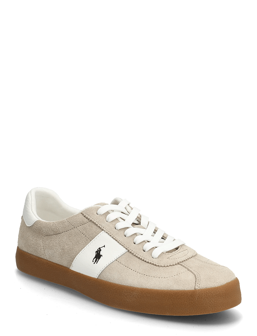Polo Ralph Lauren - Court Vulc Suede Sneaker - baskets basses - milkshake/deckwas - 0
