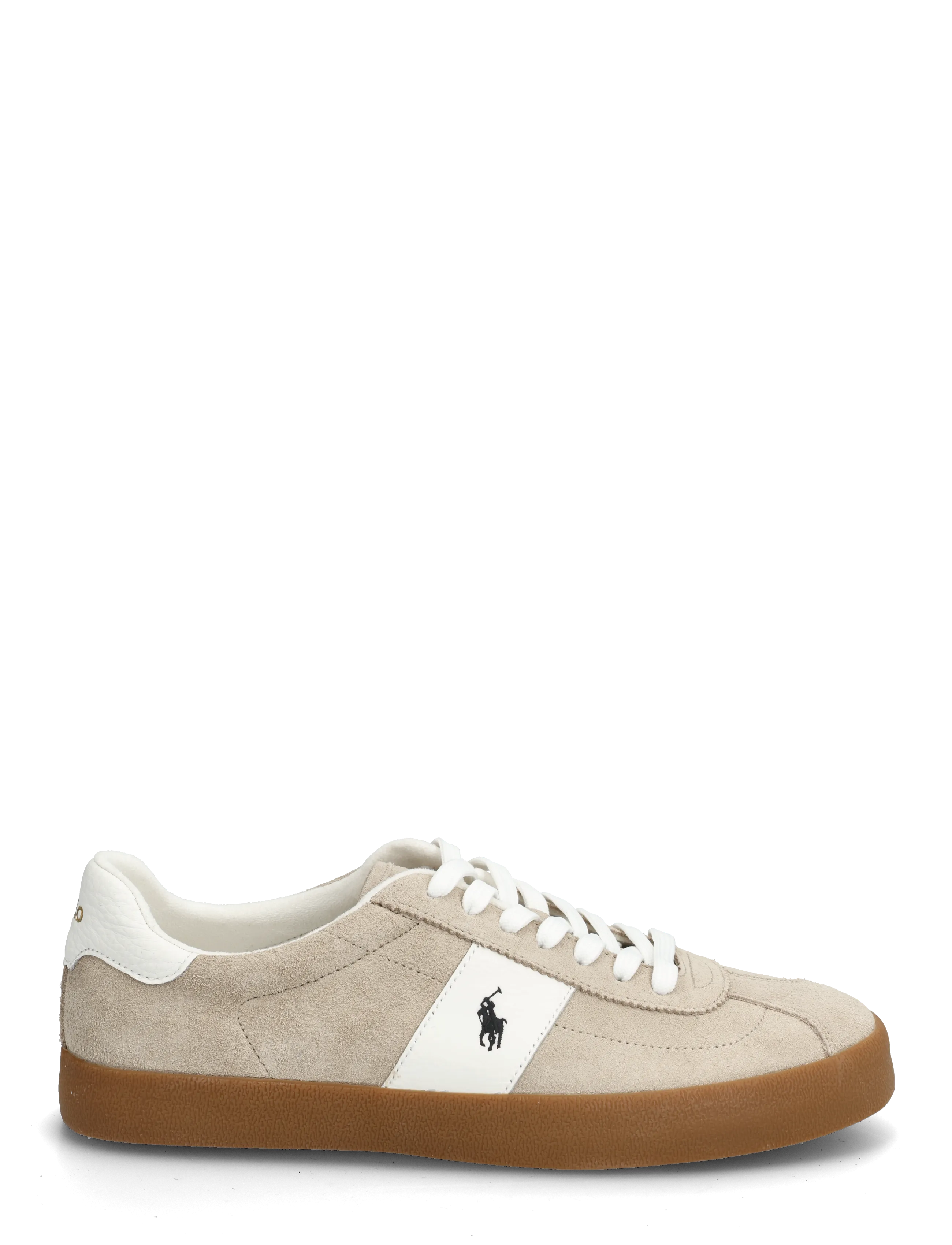 Polo Ralph Lauren - Court Vulc Suede Sneaker - baskets basses - milkshake/deckwas - 1