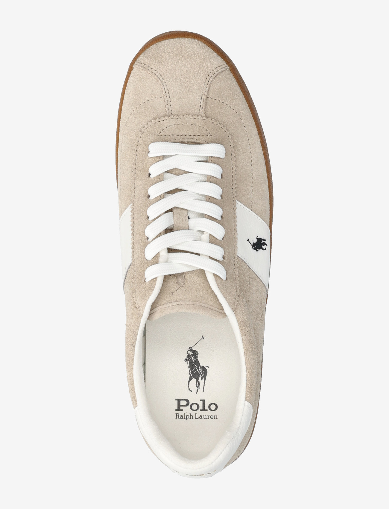 Polo Ralph Lauren - Court Vulc Suede Sneaker - niedriger schnitt - milkshake/deckwas - 3