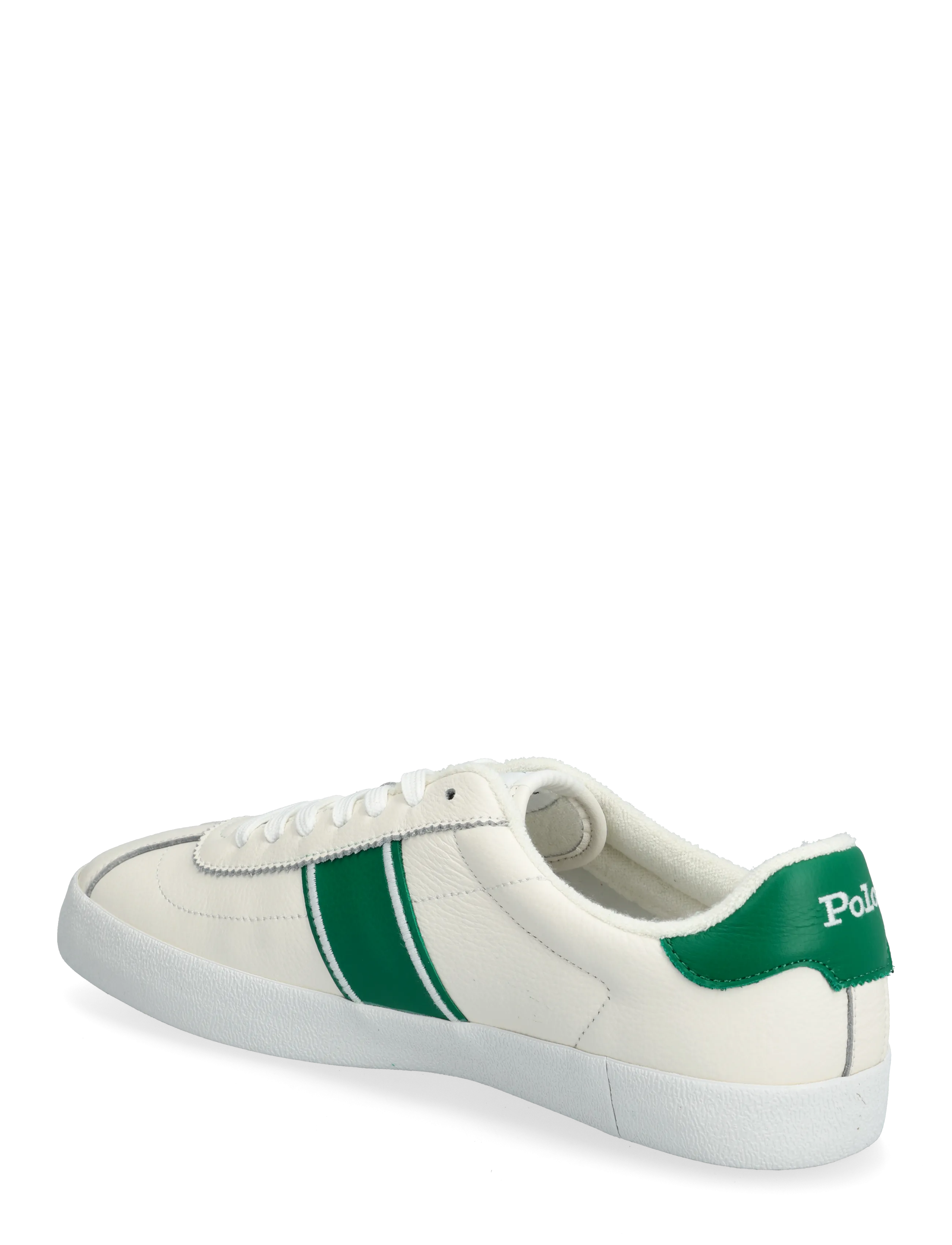 Polo Ralph Lauren - Court Vulc Leather Sneaker - lave sneakers - deckwash white/gr - 1