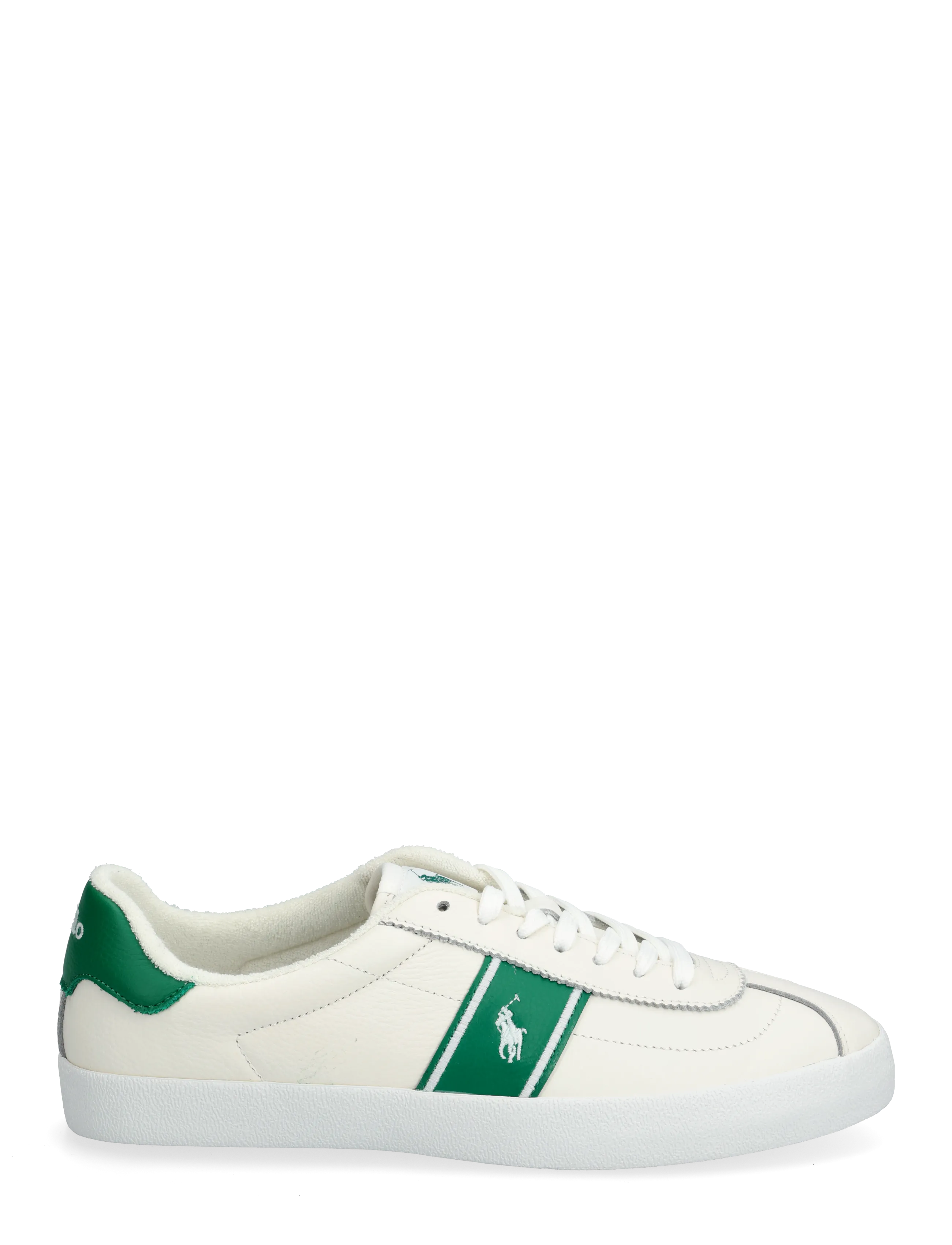 Polo Ralph Lauren - Court Vulc Leather Sneaker - lave sneakers - deckwash white/gr - 2