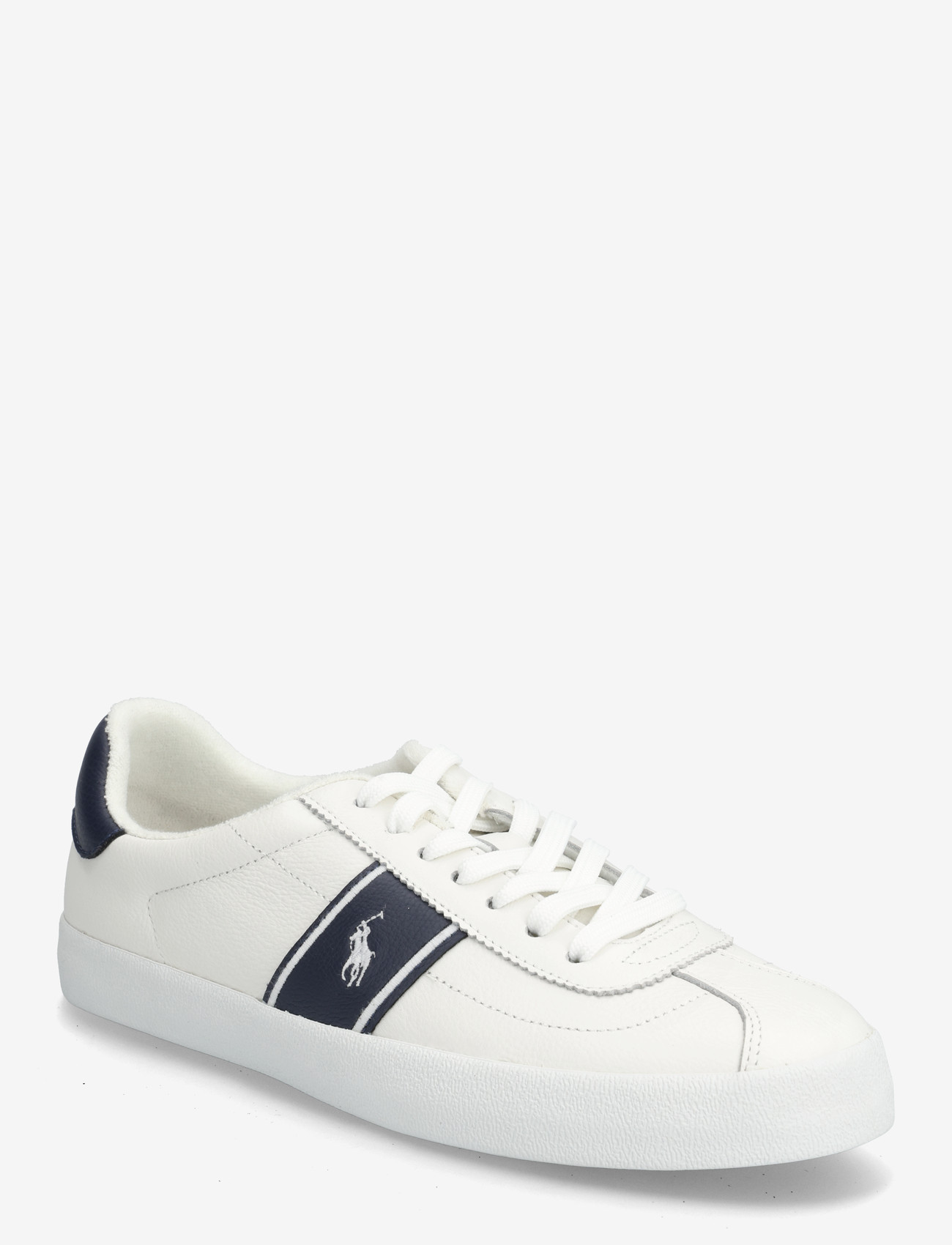 Polo Ralph Lauren - Court Vulc Leather Sneaker - niedriger schnitt - deckwash white/na - 0