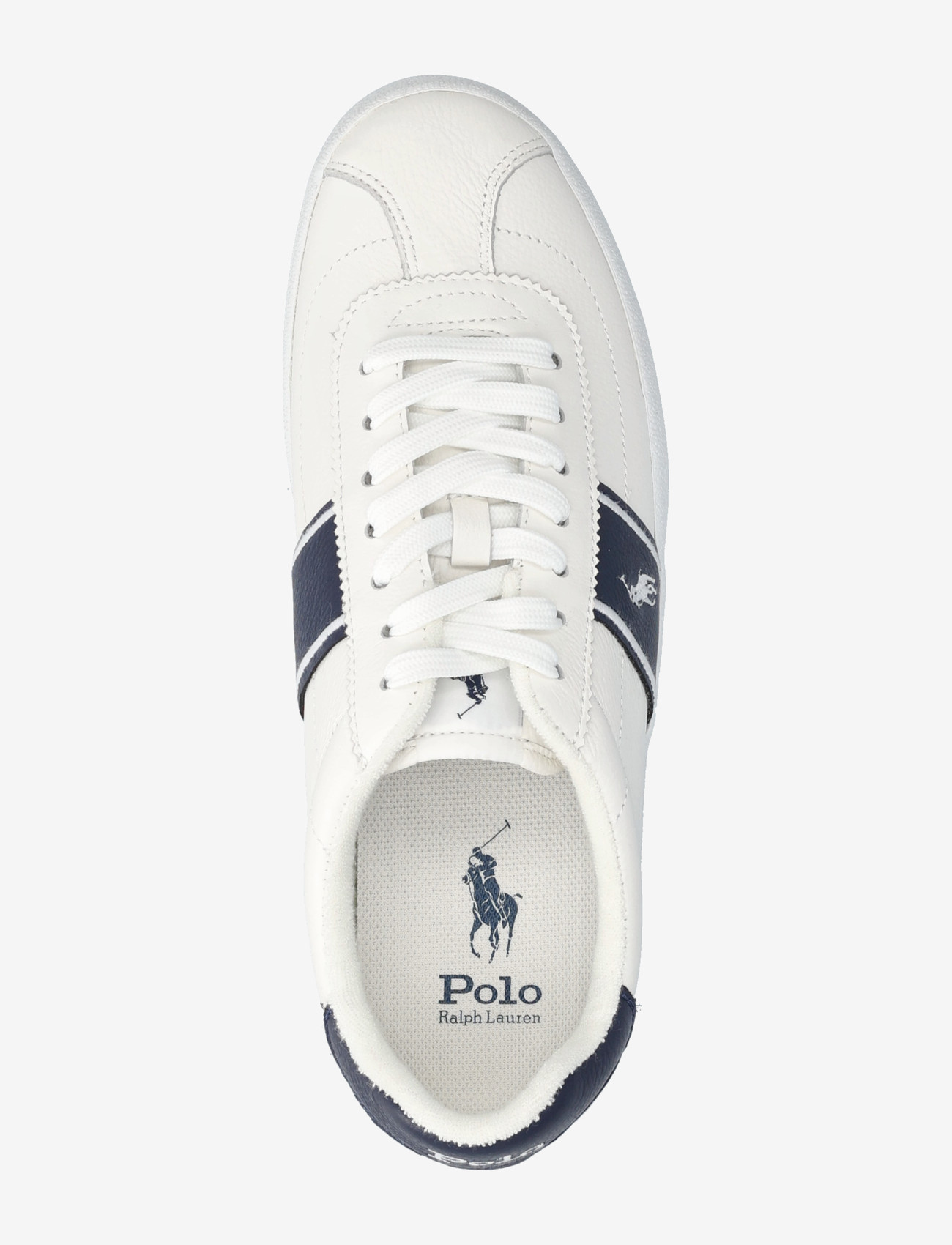 Polo Ralph Lauren - Court Vulc Leather Sneaker - niedriger schnitt - deckwash white/na - 3