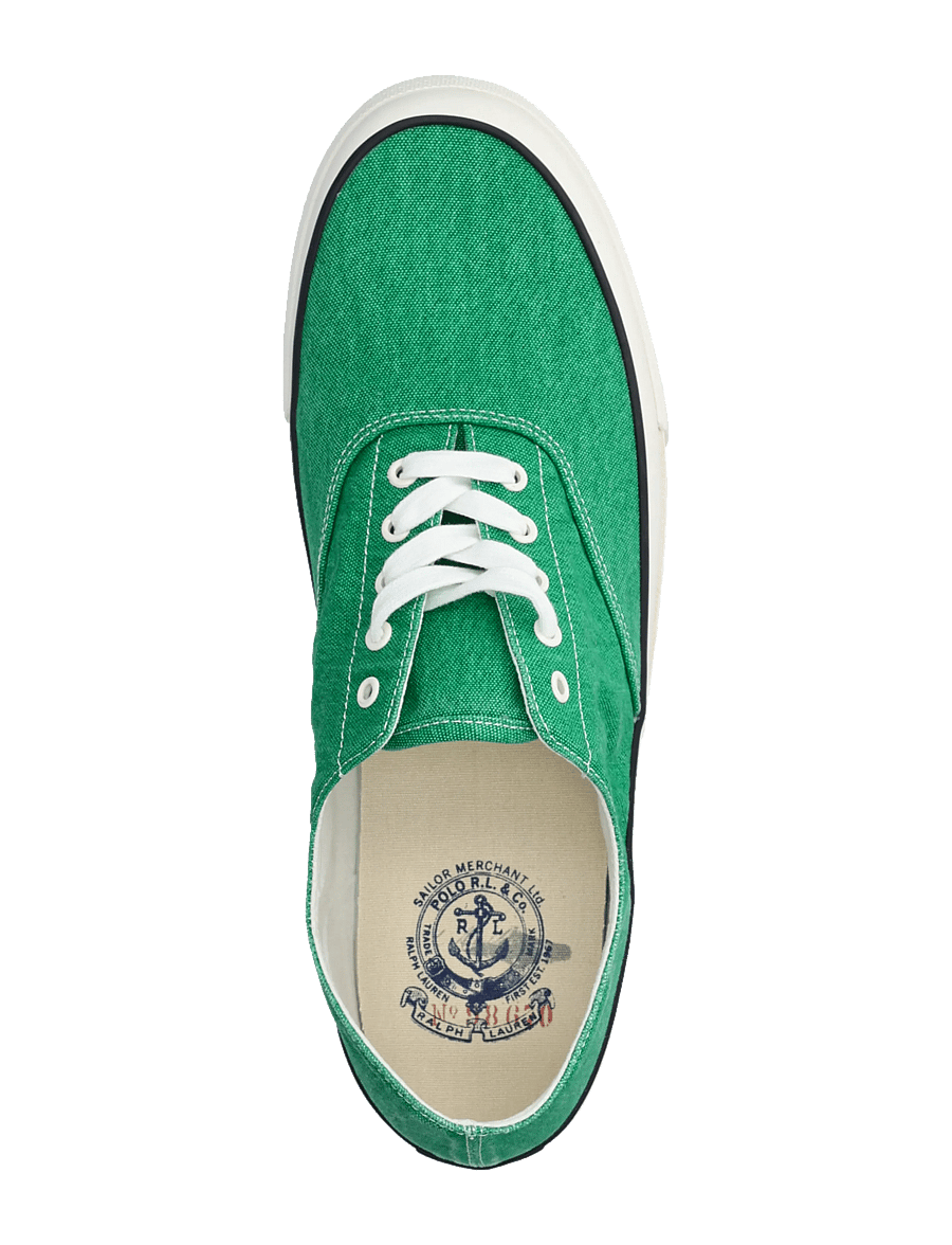 Polo Ralph Lauren - CANVAS-KEATON V2-SK-LTL - låga sneakers - green - 3