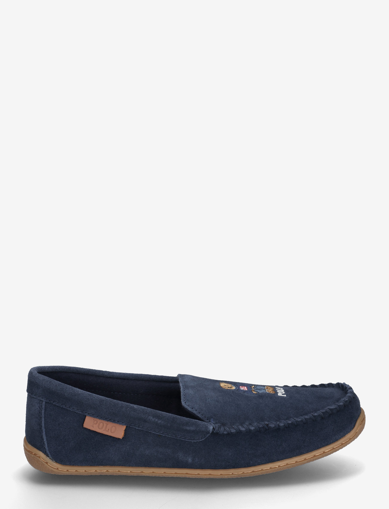 Polo Ralph Lauren - Brenan Polo Bear Suede Slipper - shoppa efter tillfälle - navy suede w/bear - 1
