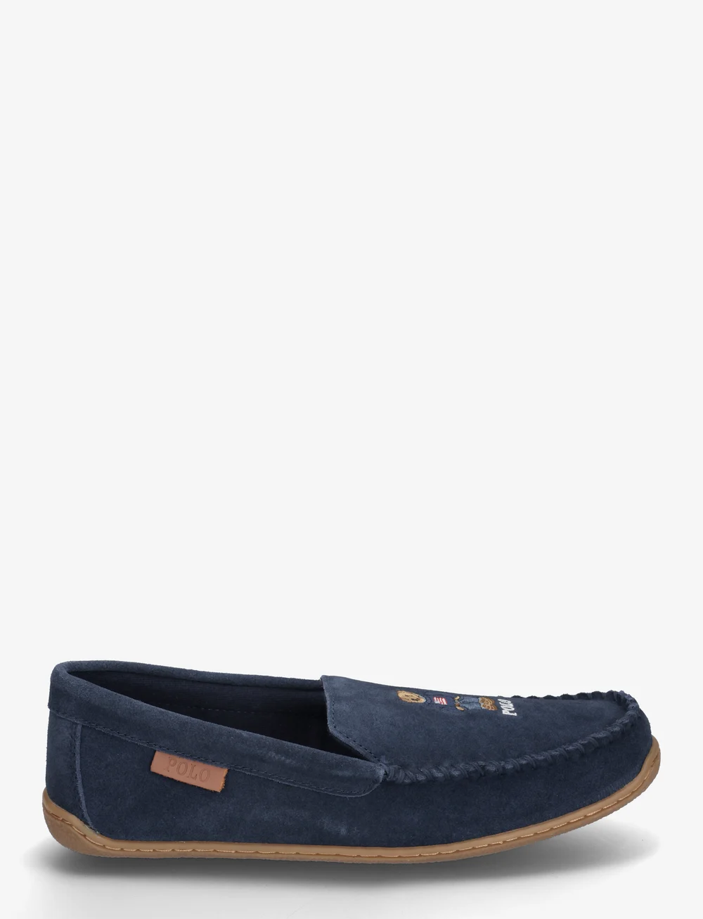 Polo Ralph Lauren - Brenan Polo Bear Suede Slipper - shoppa efter tillfälle - navy suede w/bear - 1