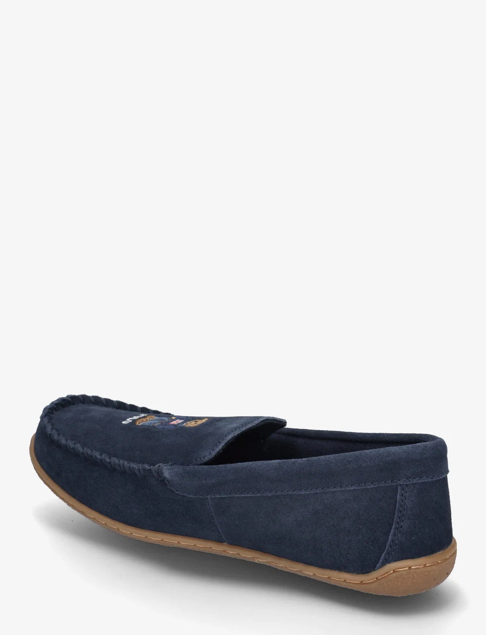 Polo Ralph Lauren - Brenan Polo Bear Suede Slipper - shoppa efter tillfälle - navy suede w/bear - 2