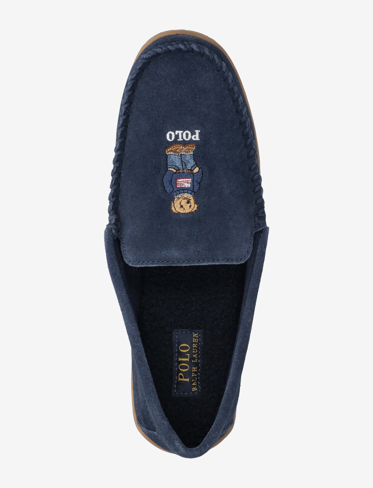 Polo Ralph Lauren - Brenan Polo Bear Suede Slipper - shoppa efter tillfälle - navy suede w/bear - 3
