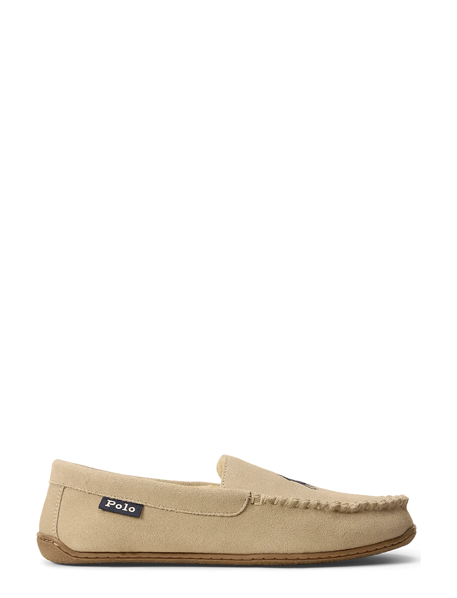 Polo Ralph Lauren - Brenan Suede Slipper - shoppa efter tillfälle - khaki suede w/ na - 1