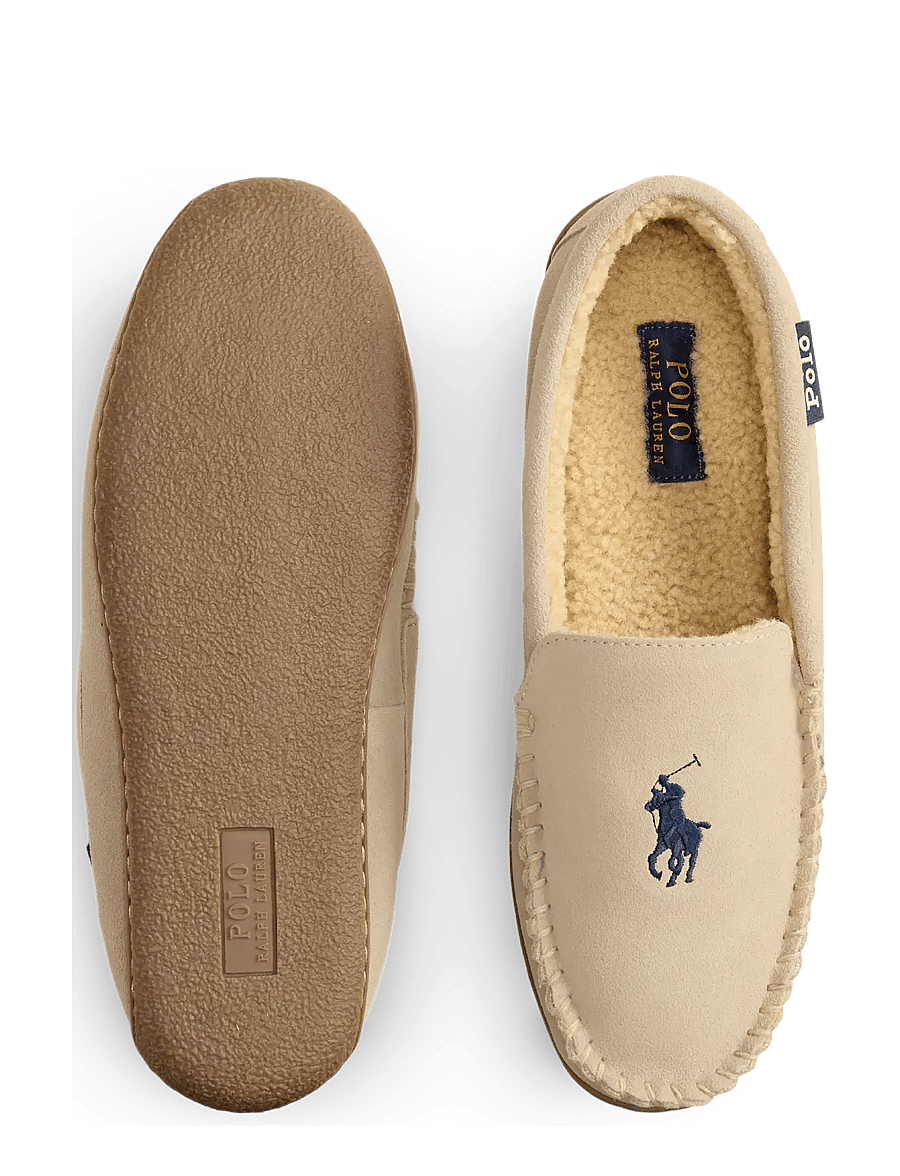 Polo Ralph Lauren - Brenan Suede Slipper - shoppa efter tillfälle - khaki suede w/ na - 3