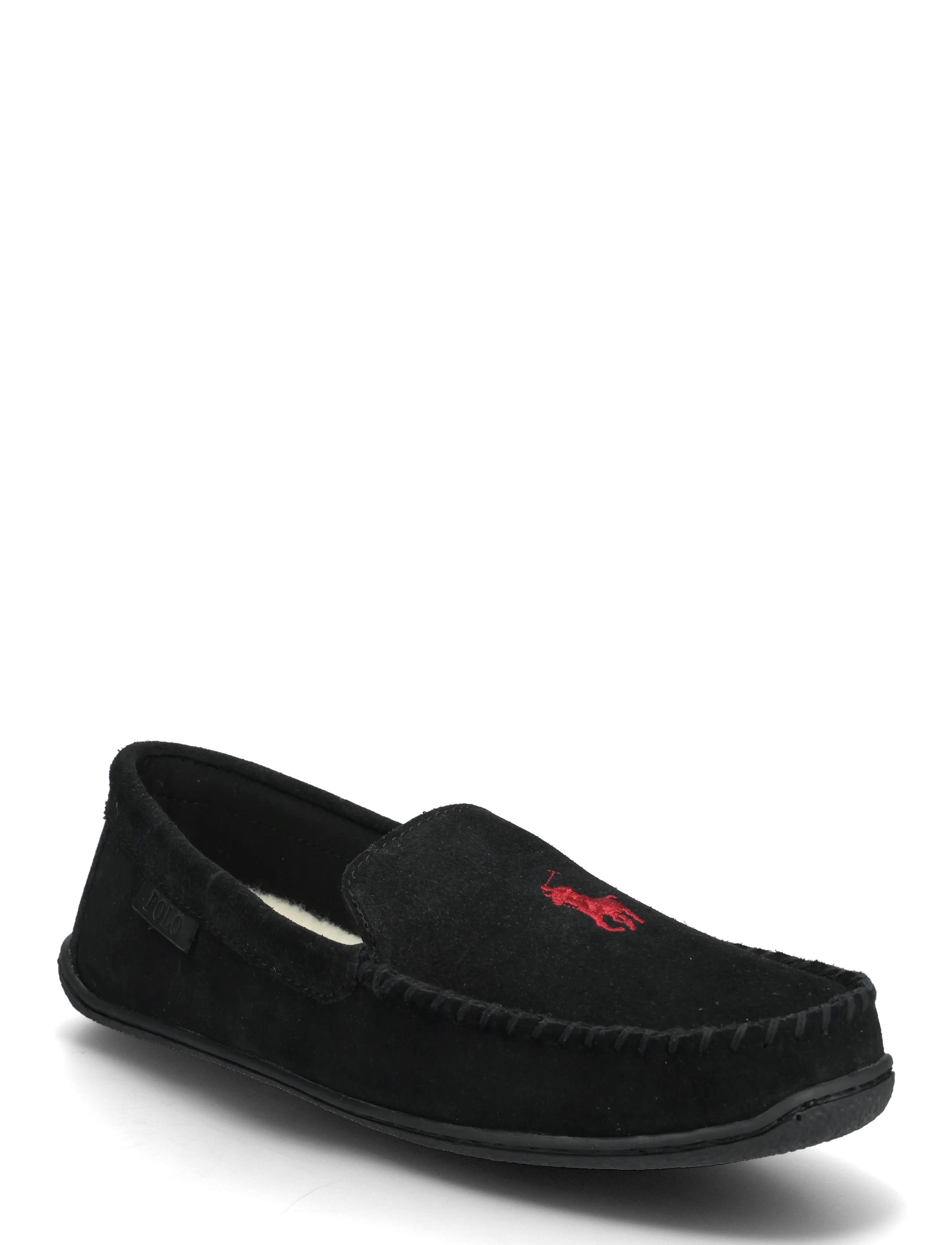 Brenan Suede Slipper - BLACK/WINE PP