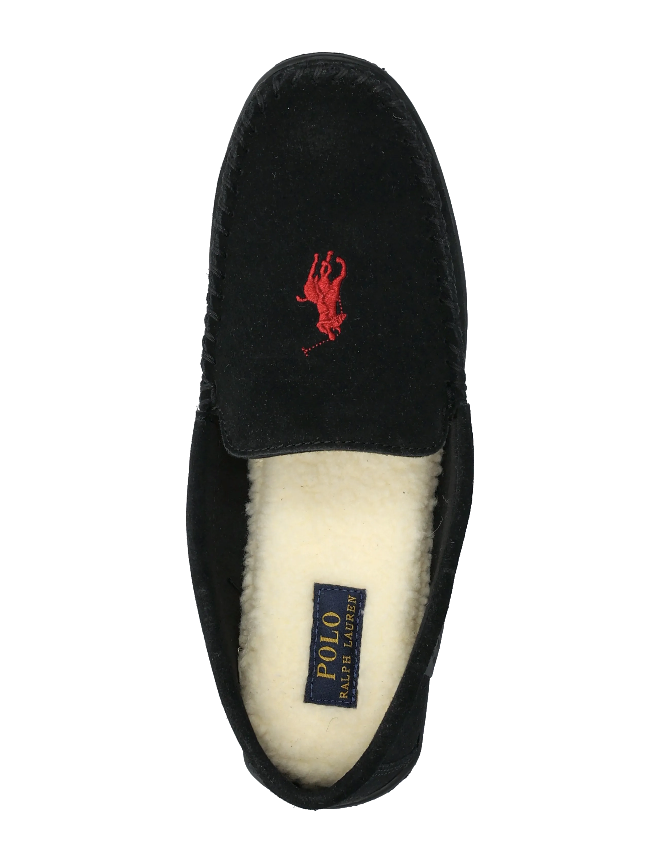 Polo Ralph Lauren - Brenan Suede Slipper - black/wine pp - 3