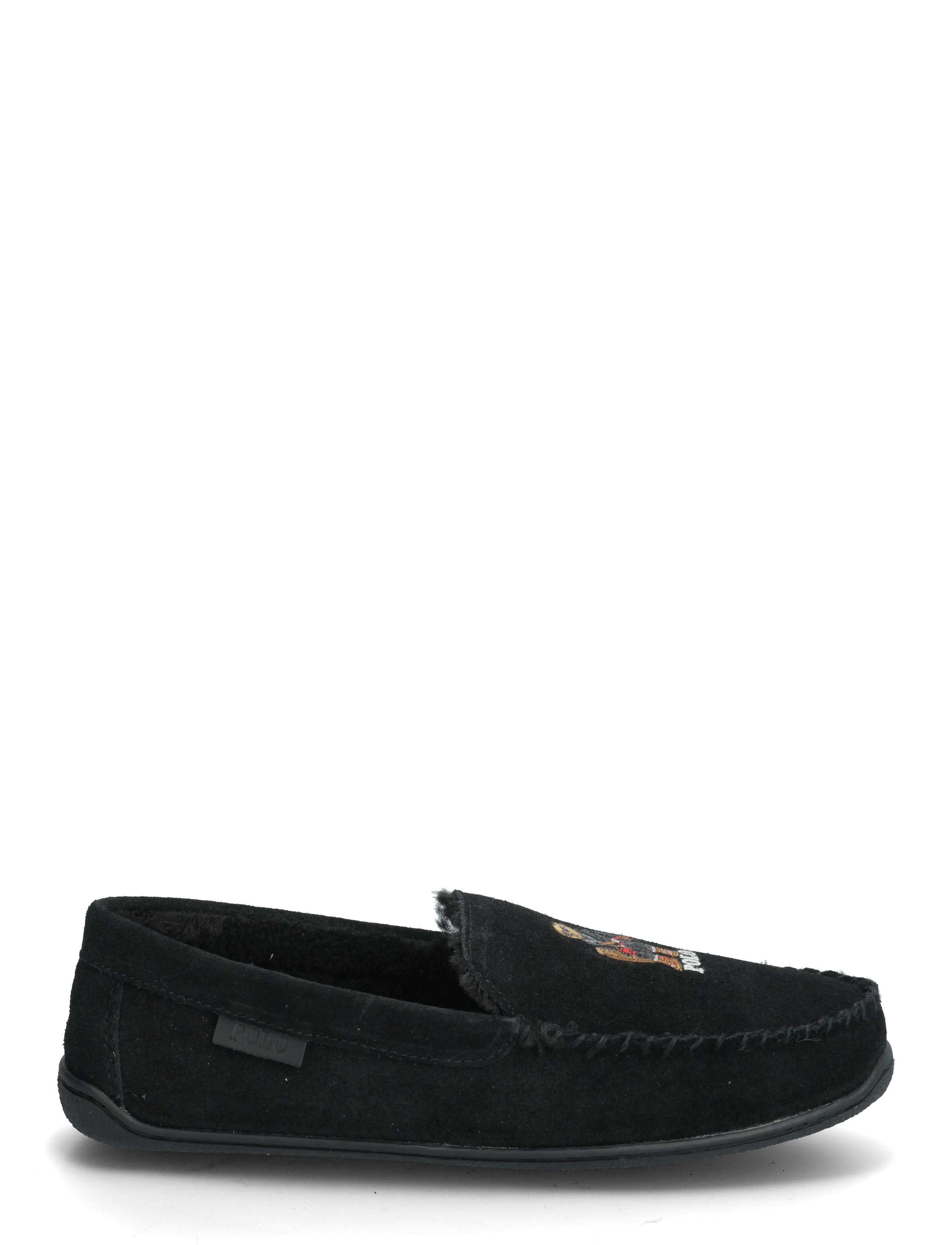 Polo Ralph Lauren - Brenan Polo Bear Suede Slipper - black/ holiday be - 1