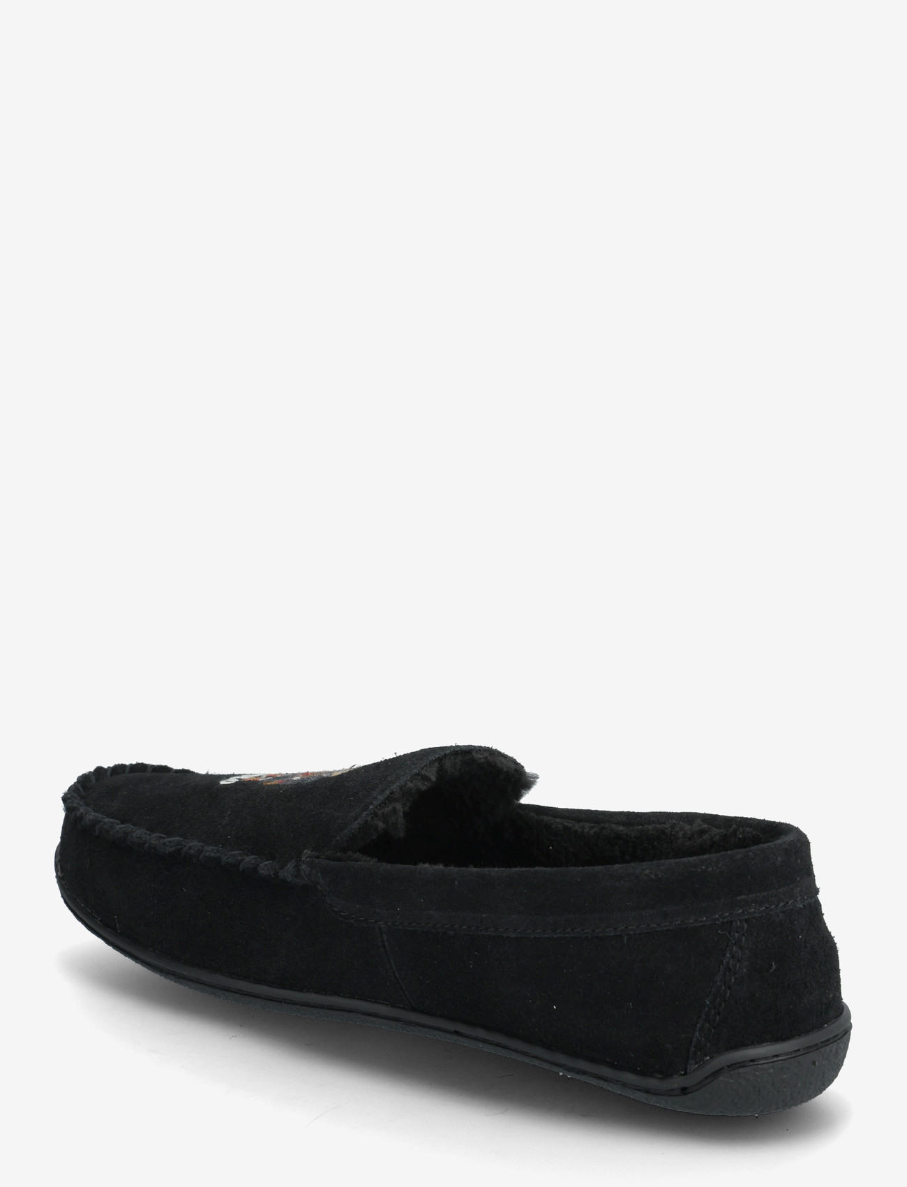 Polo Ralph Lauren - Brenan Polo Bear Suede Slipper - shoppa efter tillfälle - black/ holiday be - 2