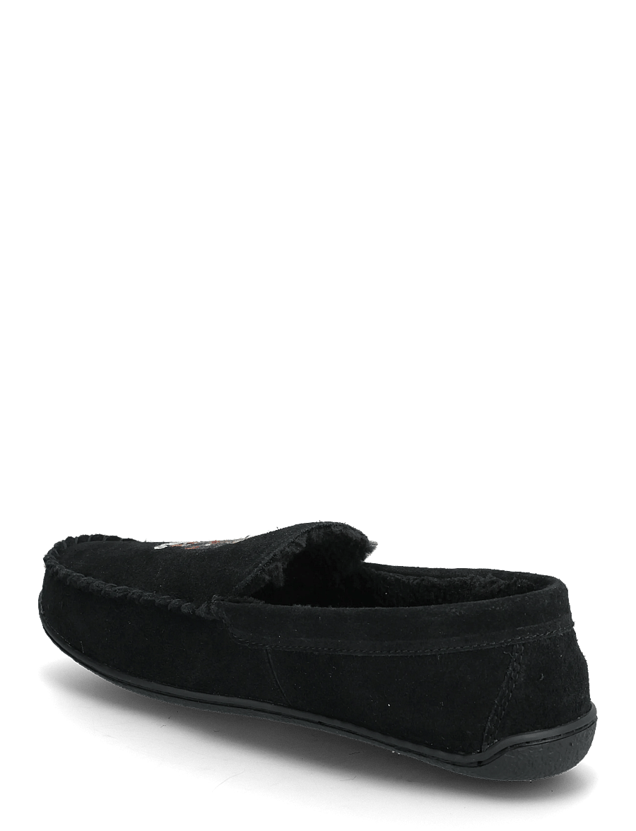 Polo Ralph Lauren - Brenan Polo Bear Suede Slipper - nach anlass kaufen - black/ holiday be - 2