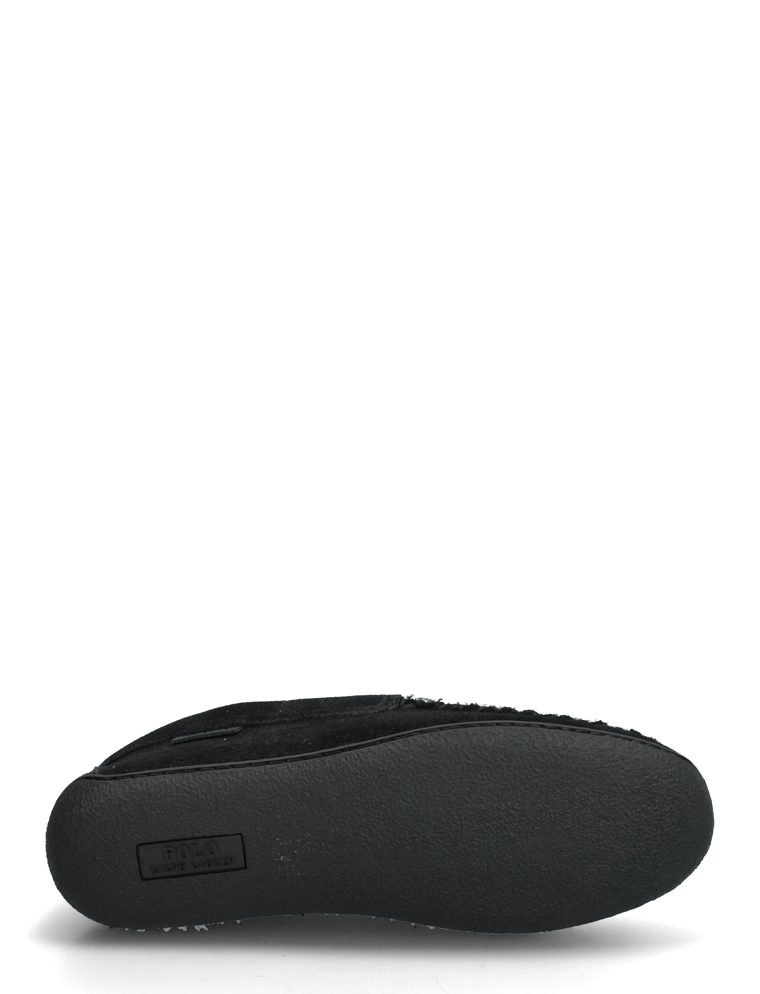 Polo Ralph Lauren - Brenan Polo Bear Suede Slipper - black/ holiday be - 4