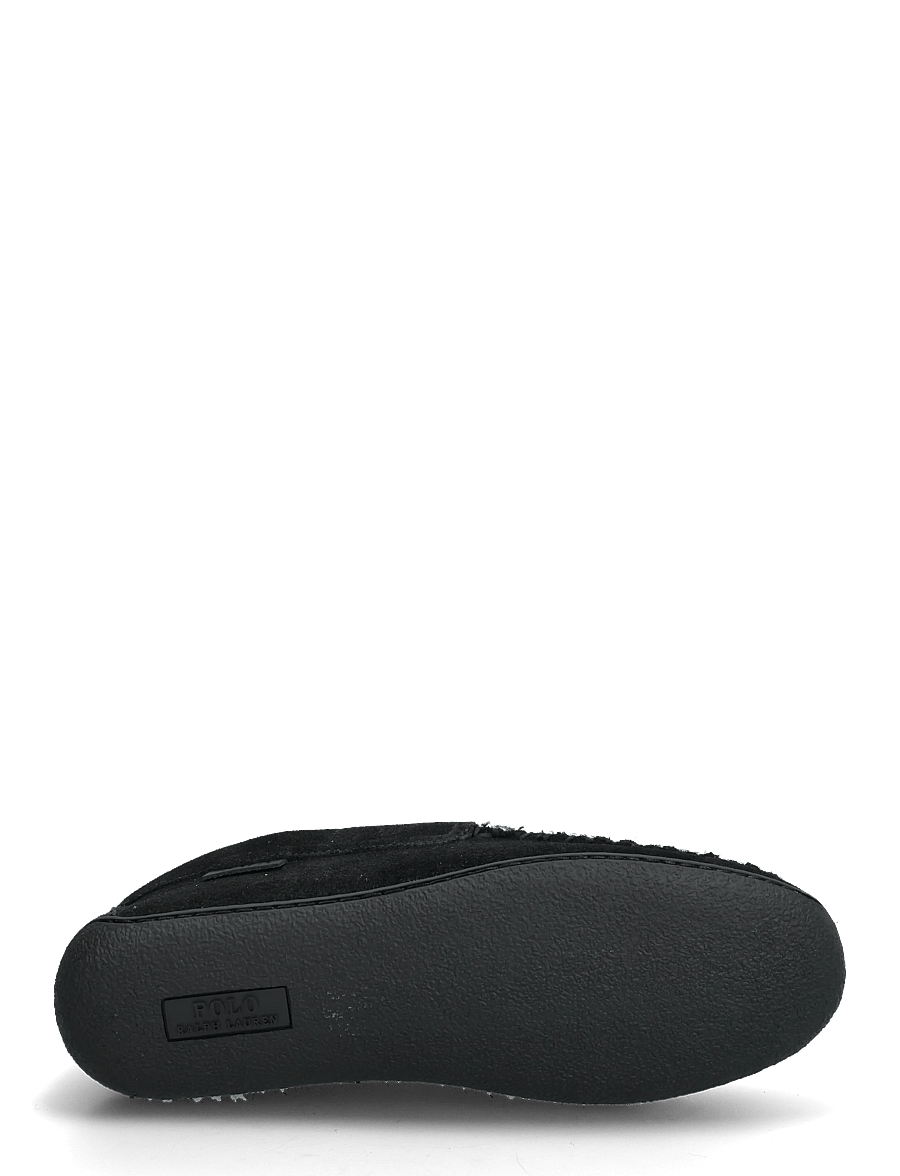 Polo Ralph Lauren - Brenan Polo Bear Suede Slipper - nach anlass kaufen - black/ holiday be - 4