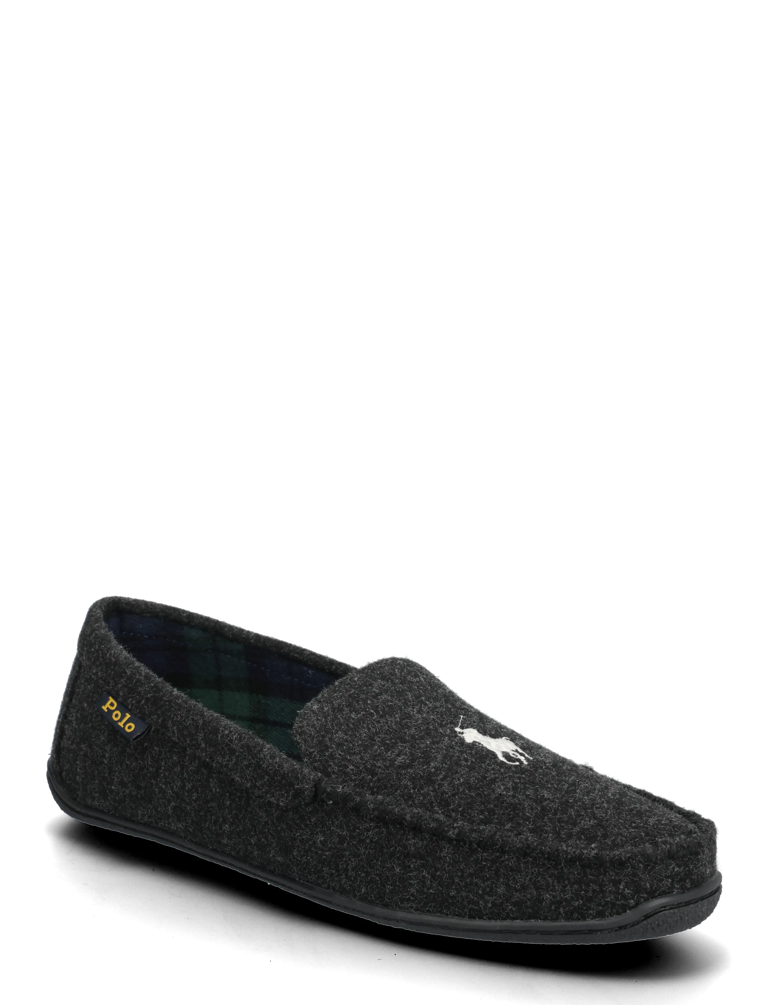 Brenan Signature Pony Slipper - BLACK/CREAM PP