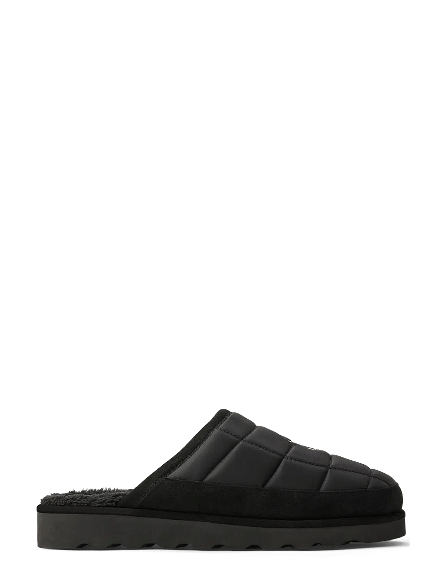 Polo Ralph Lauren - NYLON/SUEDE-READE SCUFF II - nach anlass kaufen - black/cream pp - 0