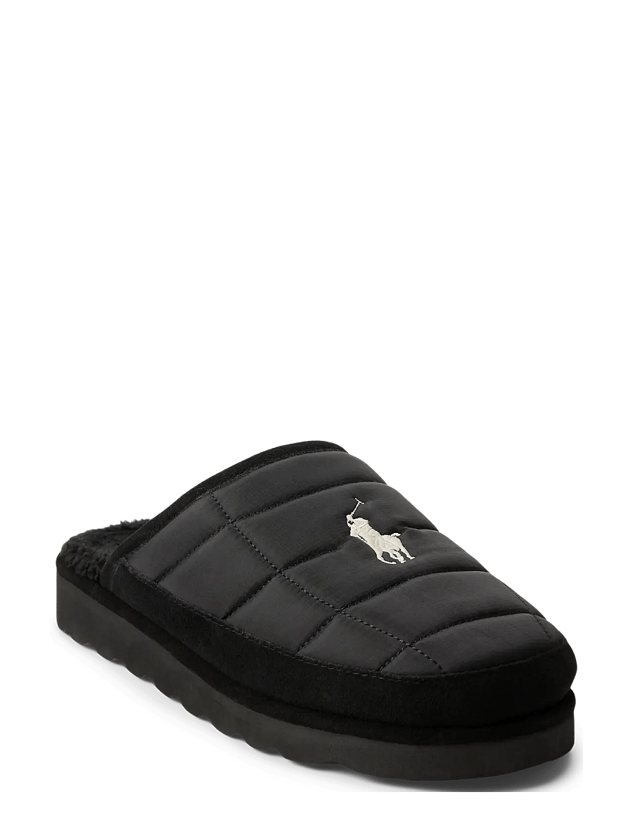 Polo Ralph Lauren - NYLON/SUEDE-READE SCUFF II - nach anlass kaufen - black/cream pp - 3