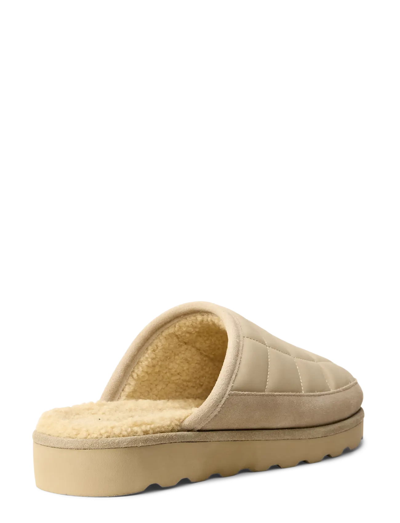 Polo Ralph Lauren - Reade Suede-Trim Quilted Scuff Slipper - nach anlass kaufen - khaki nylon/khaki - 1