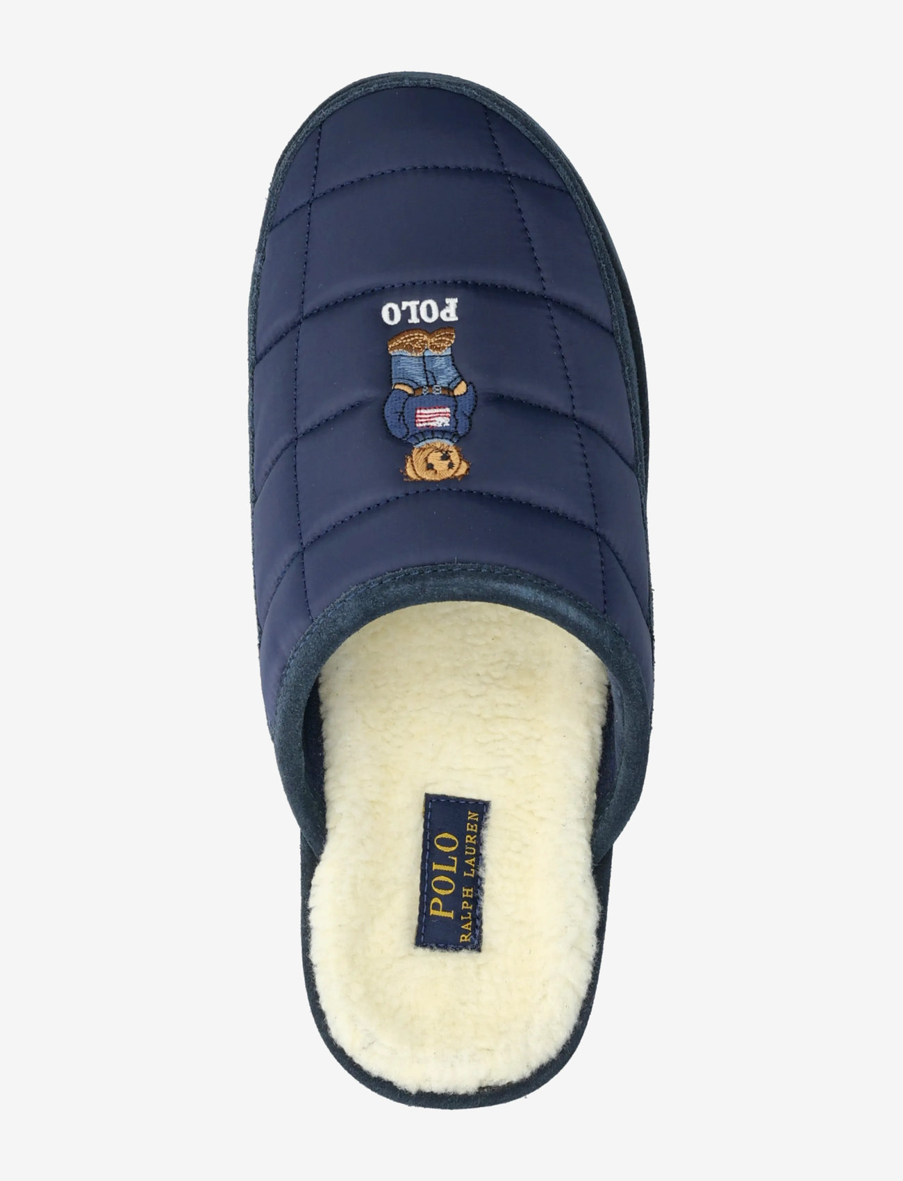 Polo Ralph Lauren - Reade Polo Bear Quilted Scuff Slipper - shoppa efter tillfälle - navy/amrcn flg be - 3