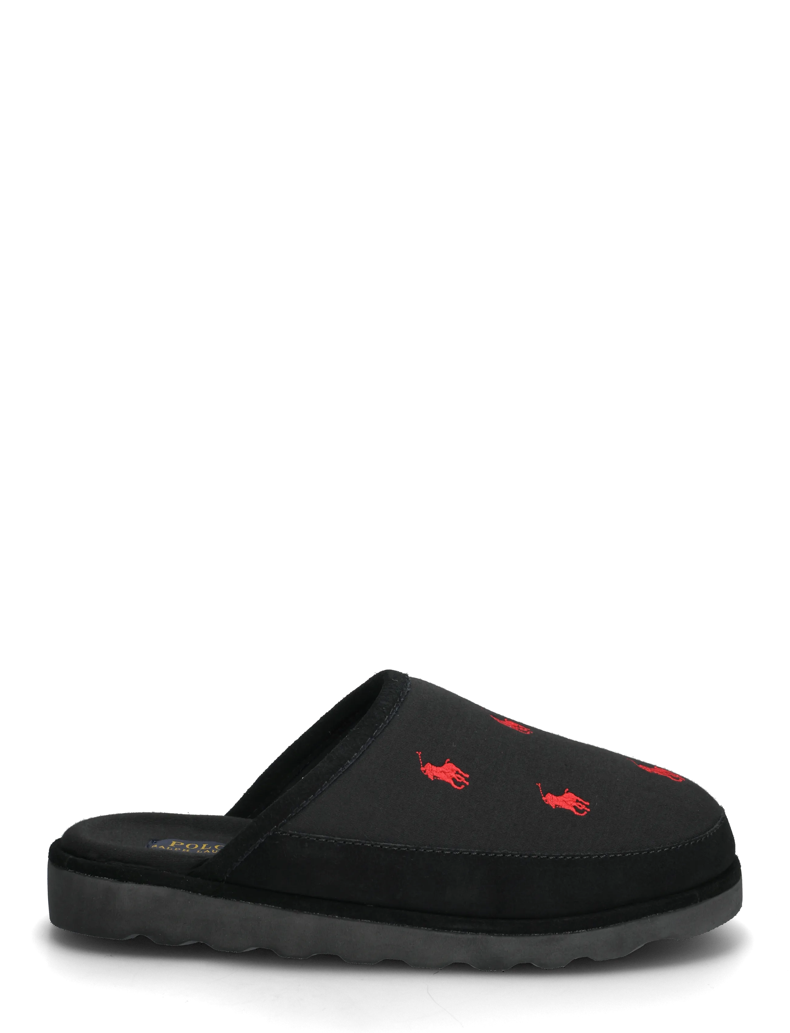 Polo Ralph Lauren - NYLON/SUEDE-READE SCFF R-DS-SLP - black/red pp - 1