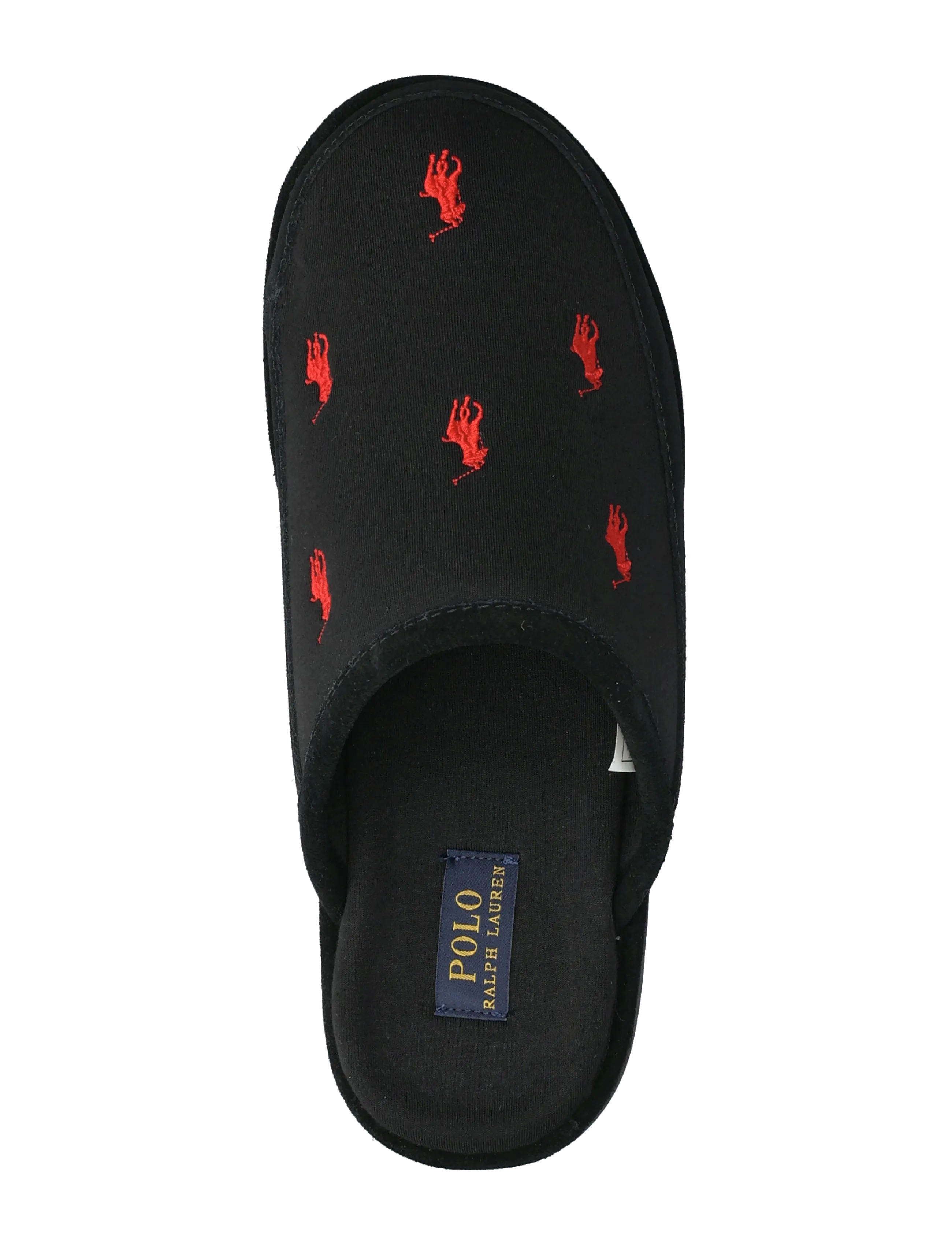 Polo Ralph Lauren - NYLON/SUEDE-READE SCFF R-DS-SLP - black/red pp - 3