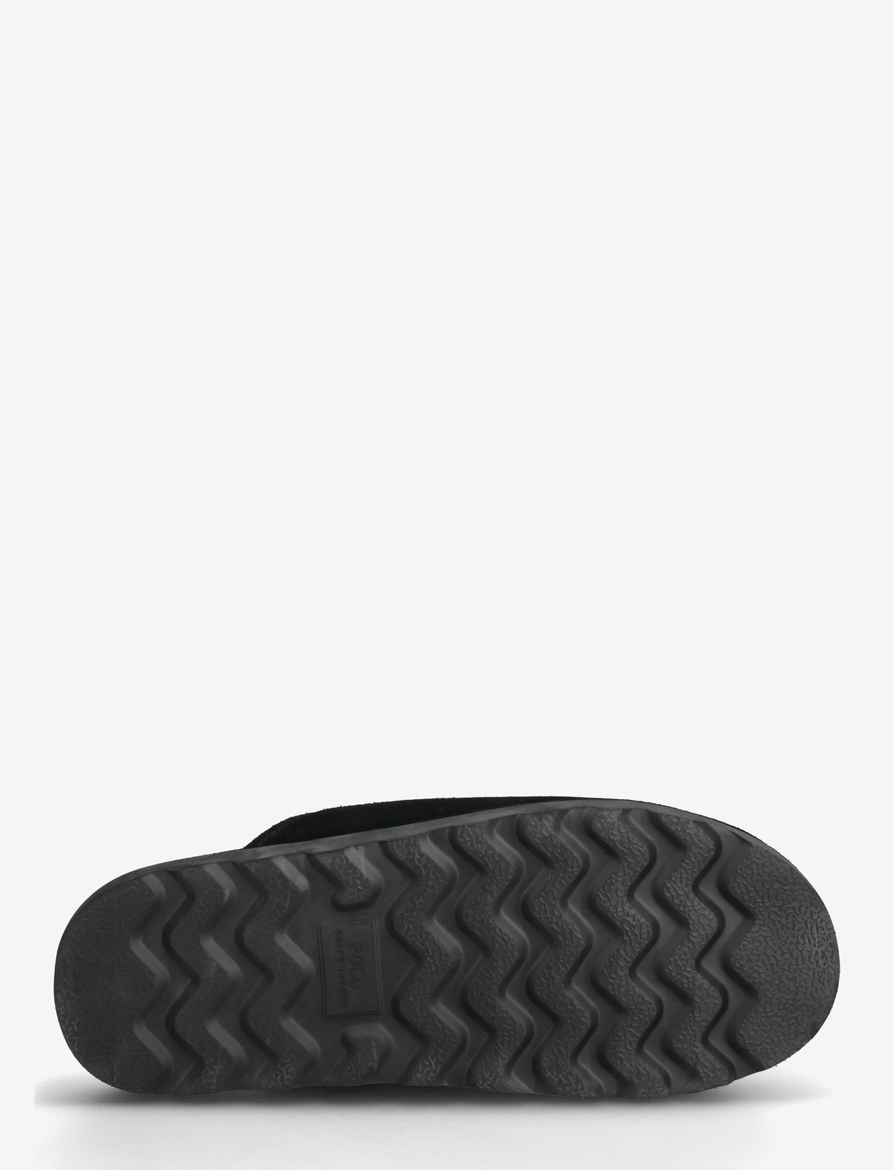 Polo Ralph Lauren - NYLON/SUEDE-READE SCFF R-DS-SLP - verslaðu eftir tilefni - black/red pp - 4