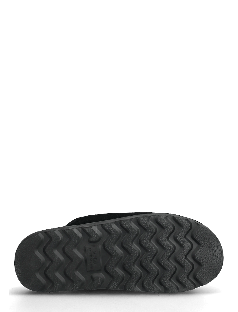 Polo Ralph Lauren - NYLON/SUEDE-READE SCFF R-DS-SLP - verslaðu eftir tilefni - black/red pp - 4