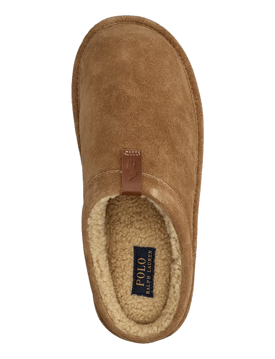 Polo Ralph Lauren - Reade Suede Clog Slipper - shoppa efter tillfälle - brown suede w/ to - 3