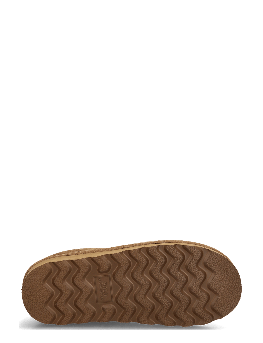 Polo Ralph Lauren - Reade Suede Clog Slipper - shoppa efter tillfälle - brown suede w/ to - 4