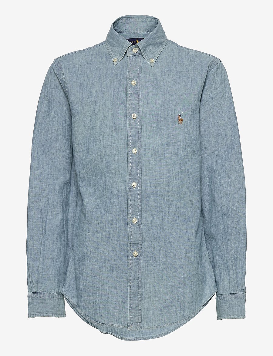 Polo Ralph Lauren - Slim Fit Chambray Shirt - jeanshemden - chambray - 0