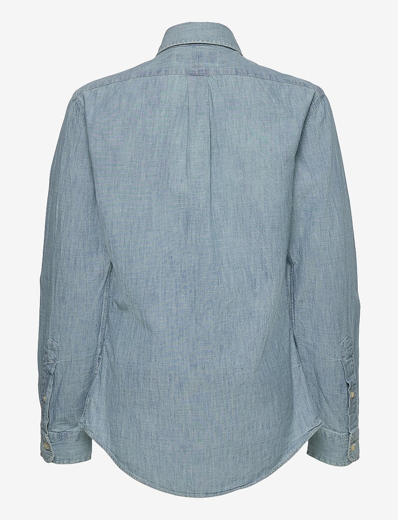 Polo Ralph Lauren - Slim Fit Chambray Shirt - podstawowe koszulki - chambray - 1