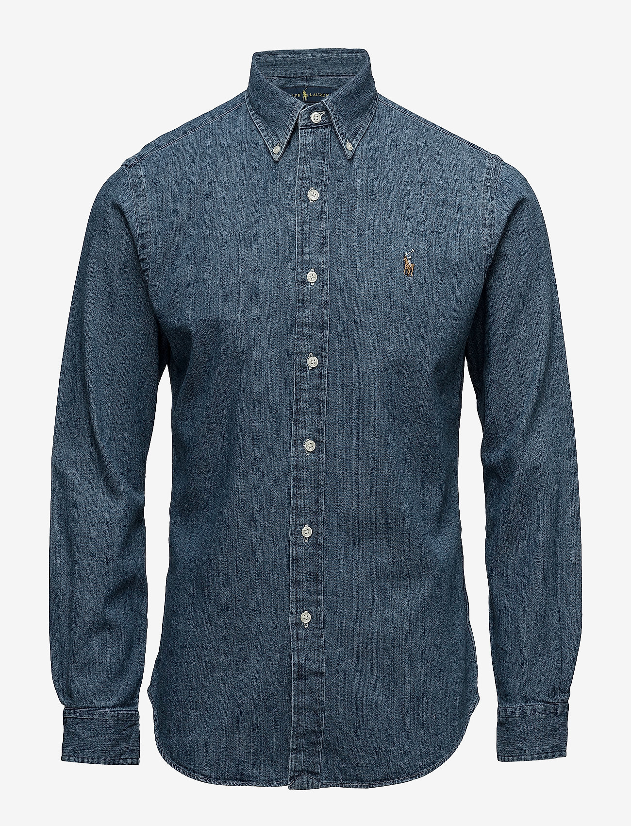 Polo Ralph Lauren - Slim Fit Chambray Shirt - chemises en jean - dark wash - 2