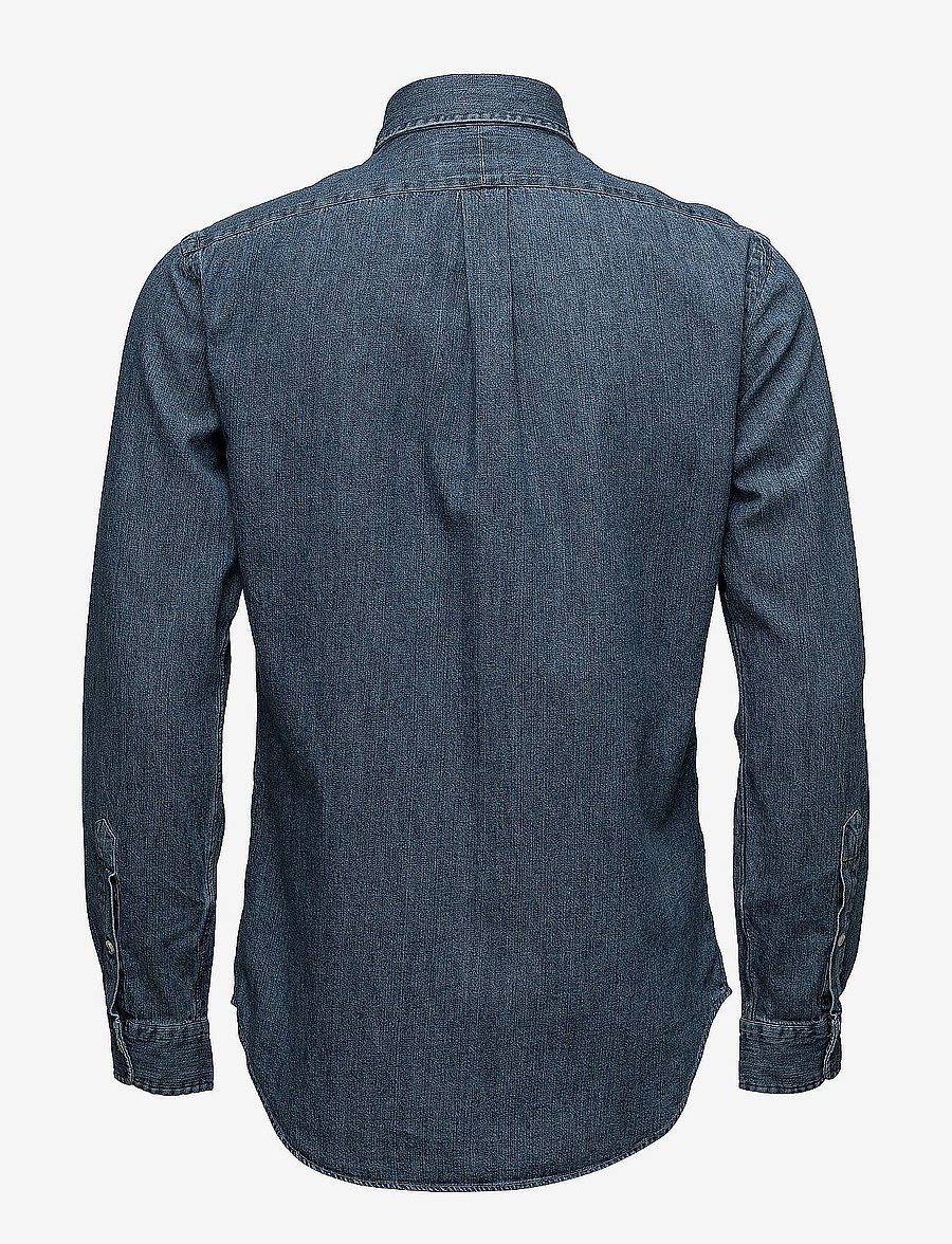 Polo Ralph Lauren - Slim Fit Chambray Shirt - jeanshemden - dark wash - 2