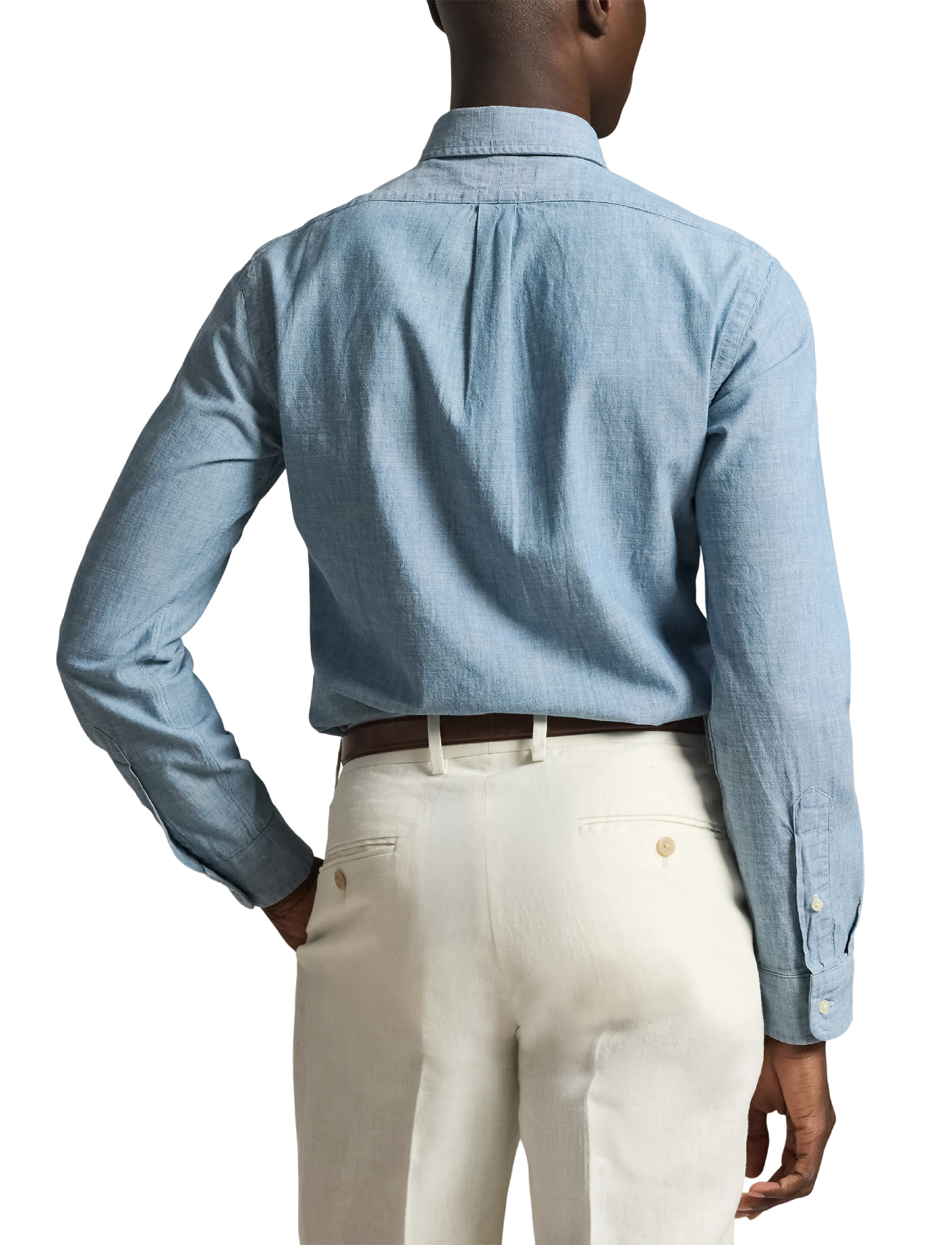 Polo Ralph Lauren - Slim Fit Chambray Shirt - denimskjorter - medium wash - 3