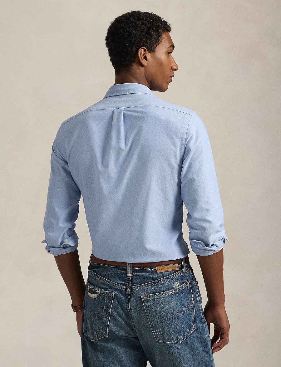 Polo Ralph Lauren - Slim Fit Oxford Shirt - oxford shirts - bsr blue - 4
