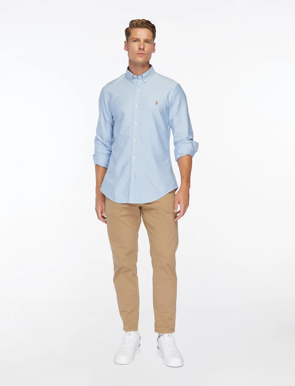 Polo Ralph Lauren - Slim Fit Oxford Shirt - tavalised t-särgid - bsr blue - 2
