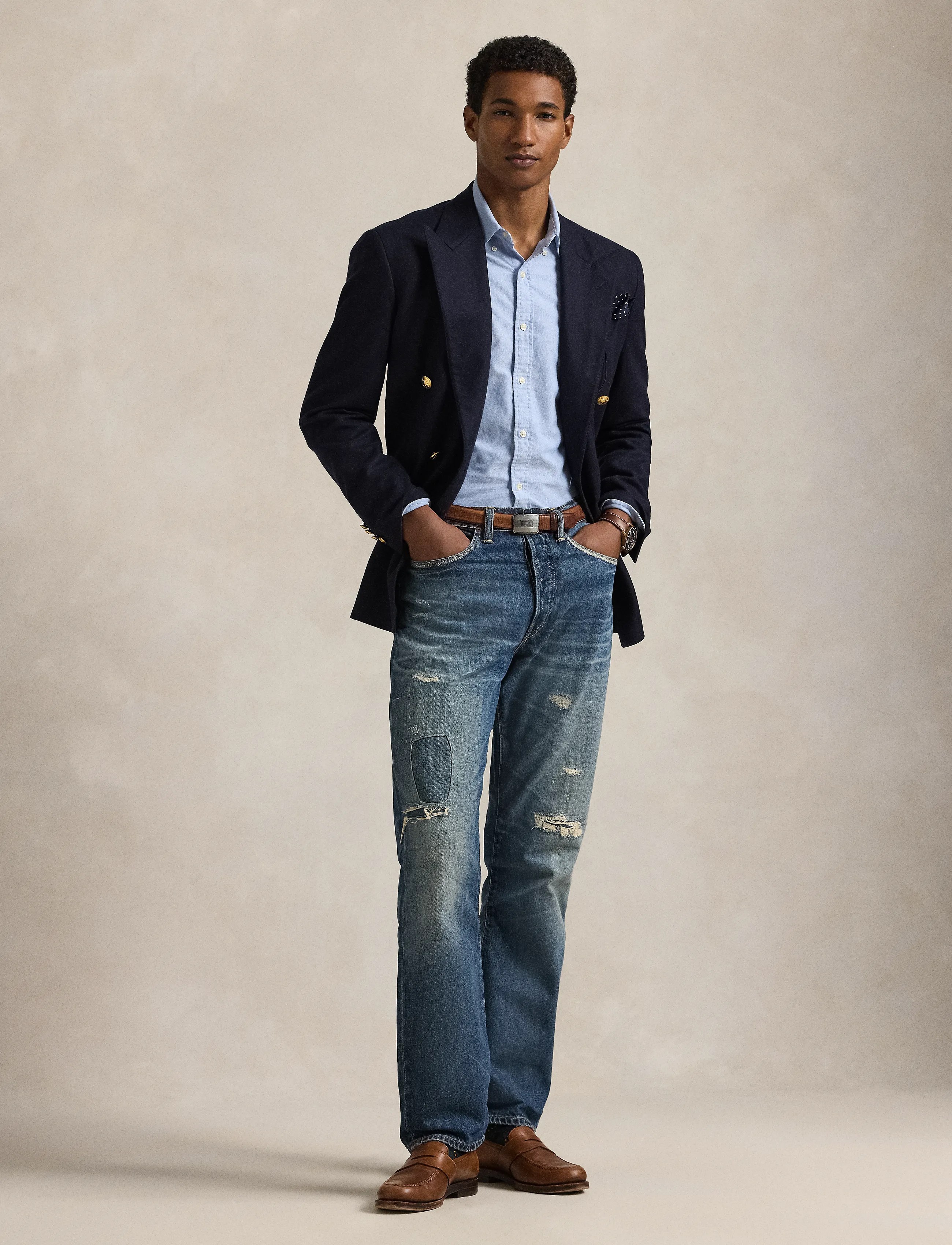 Polo Ralph Lauren - Slim Fit Oxford Shirt - chemises oxford - bsr blue - 4